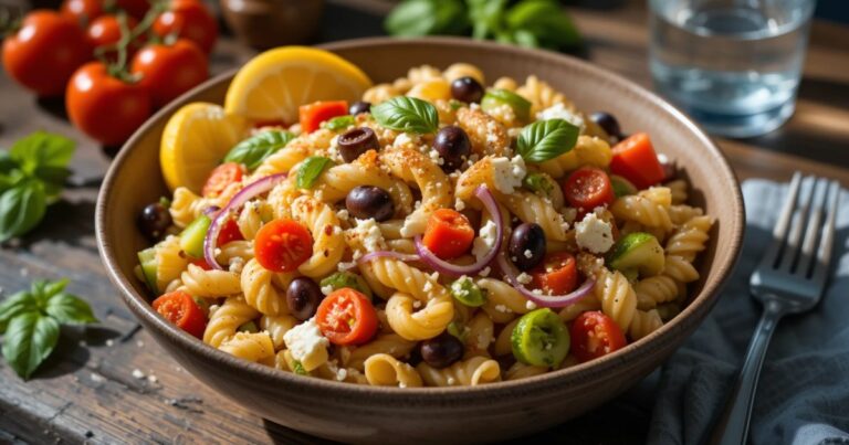 Zesty Italian Pasta Salad Recipe | Fresh & Flavorful Lunch