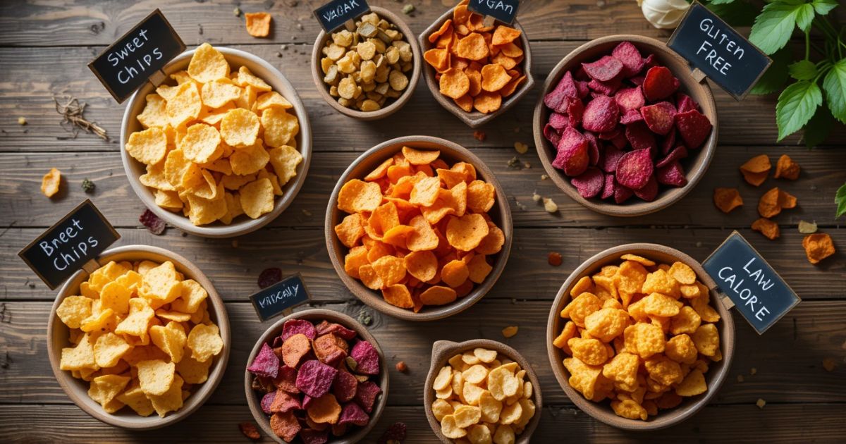 Healthy snack chips