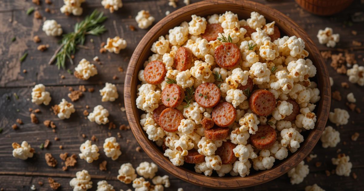 sausage popcorn recipe