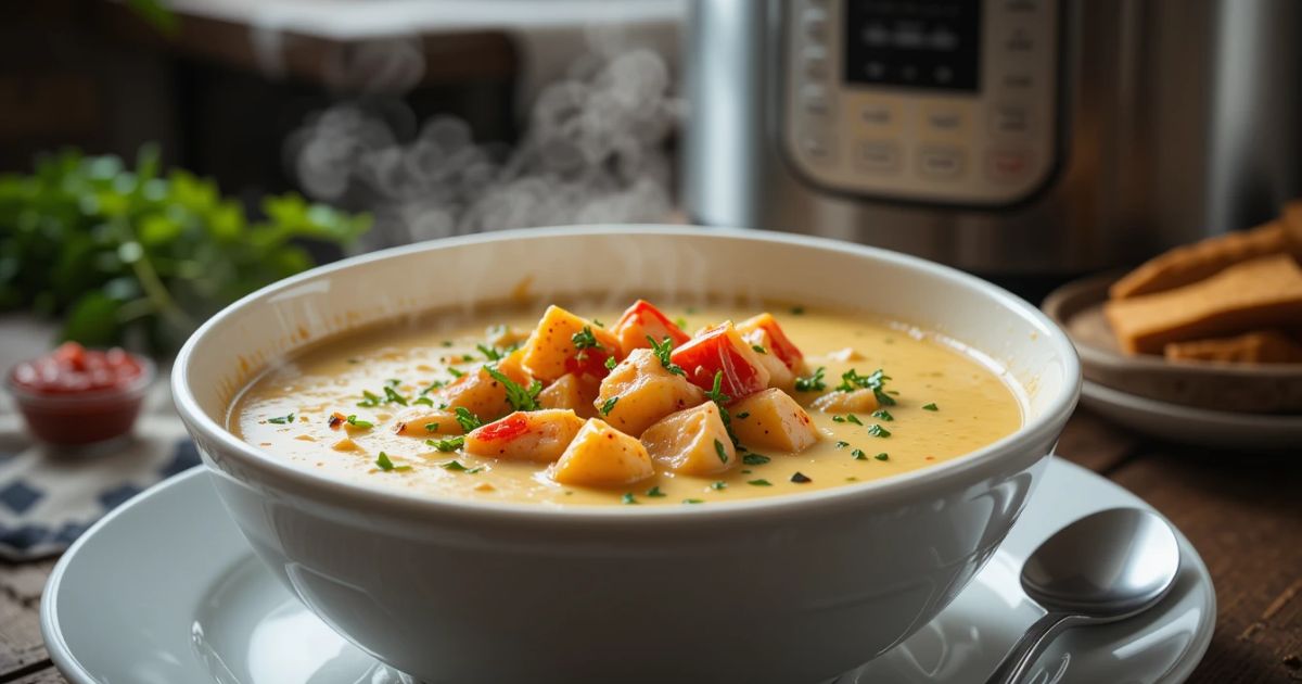 Instant Pot Lobster Bisque