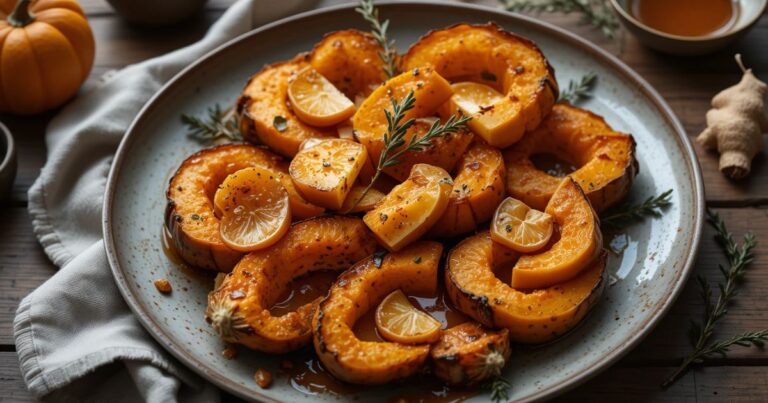 Maple Ginger Kabocha: Sweet & Spicy Roasted Squash Recipe