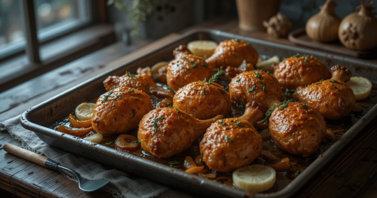 Oven Baked Crispy Chicken Drumsticks