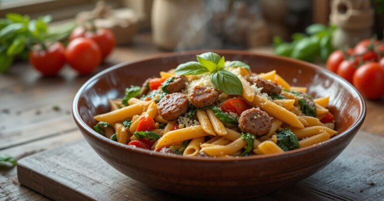 Healthy Sausage Pasta Recipe