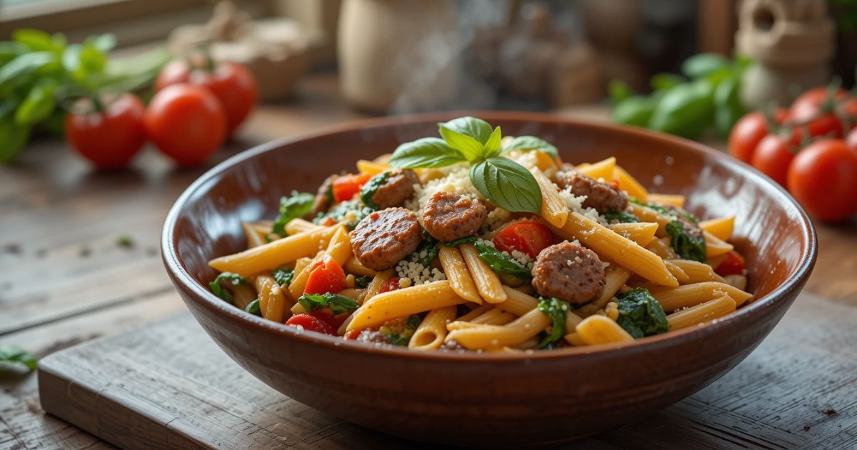 Healthy Sausage Pasta Recipe